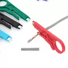 6 Colors Mini Cable strippers Colorful Mini Lan Cable Strippers