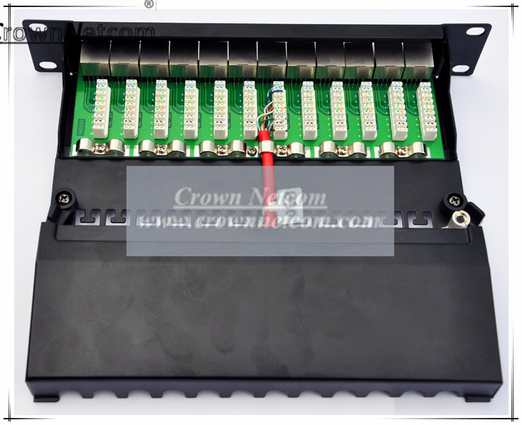 NEW 10 Inch 12Port Patch Panel Cat6 Full Shielded Patch Panel Cat6 12Ports Patch Panel Rack Category 6 pach panels